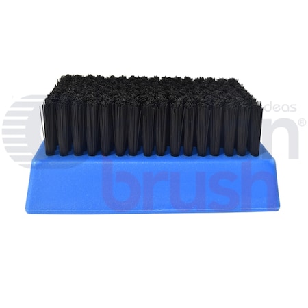 Gordon Brush 0.012 Black Nylon Bristle, 4-1/4 x 2-1/2 Plastic Block Brush, PK12 G1308NP